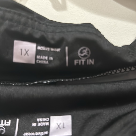 NWT 1X Active Workout Set Leopard Print - Picture 3 of 5